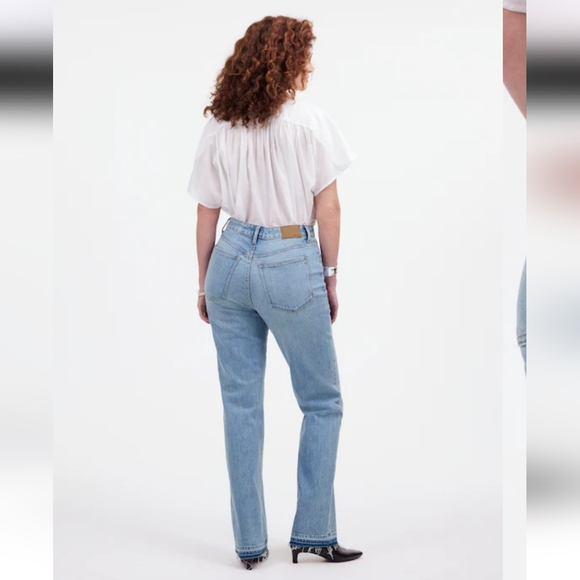 Madewell The Curvy Mid Rise 90s Straight Jean in Barbosa Wash Size 31 NWT - Picture 3 of 10